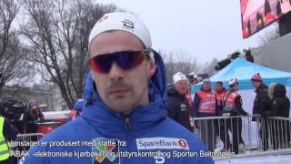 Skisprint i Drammen 6 plass til Sondre Turvoll Fossli i Drammen [upl. by Dowell]