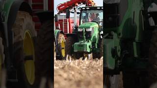 Arrache de pommes de terre pour le GAEC hautboutthibaut 💨 johndeere lacampagne pommedeterre [upl. by Ansel153]