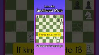 Learn the Smothered Mate chessmoves chess gothamknightsgame magnuschess hikaruchess chessgames [upl. by Oiragelo]