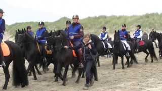 Mega strandrit Friese paarden 2013 [upl. by Tally]