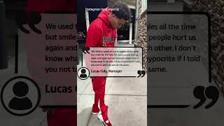 Rapper amp influencer Lucas Coly dies aged 27 as his manager says his ‘heart is ripped to shreds’ [upl. by Acnairb]