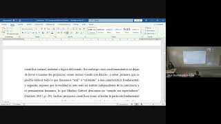 Conferencia  Campos de Sentido Posibilidades para una ontología hermenéutica en el Nuevo Realismo [upl. by Way933]