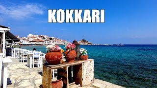 Samos Greece  Kokkari  Town Restaurants and Beach [upl. by Akamahs]