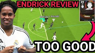 91 Rated Wonderkid Endrick Review  eFootball 2024 Mobile [upl. by Naik]