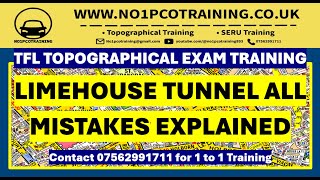 LIMEHOUSE LINK TUNNEL ALL MISTAKES EXPLAINED IN DETAIL JANUARY 2024 TFL TOPOGRAPHICAL EXAMSERU [upl. by Pyle173]