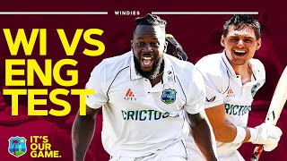 Mayers Takes 5Wickets and Da Silva Hits Maiden Century  West Indies v England Test 2022 [upl. by Burck]