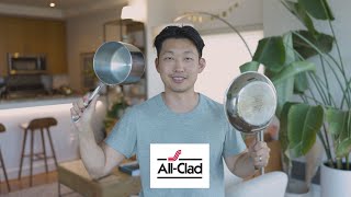 AllClad Food sticking to the bottom Or premiere cookware [upl. by Pheni]