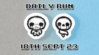 The Binding of Isaac  Daily Run 18th Sept 2023 Rank 485 [upl. by Corinna]