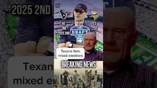 Texans TRADE First Round Pick To Vikings Breaking News [upl. by Schreibman]