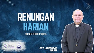 RENUNGAN HARIAN HKBP CIJANTUNG  Senin 30 September 2024 [upl. by Noellyn]