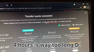 How To Bypass Mega Transfer Quota Execeeded Easy Fix 100 Working [upl. by Eelirrem827]