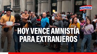 🔴🔵Migraciones Hoy vence el plazo de amnistía para extranjeros con multas migratorias [upl. by Nilyram527]