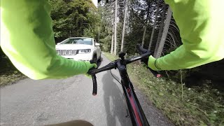 Pure descent on road bike  Rim Brakes  Endless Descent [upl. by Norrad]