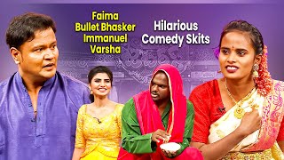 Faima Bullet Bhaskar Immanuel Varsha Hilarious Comedy Skits  Extra Jabardasth  ETV [upl. by Annaerb]