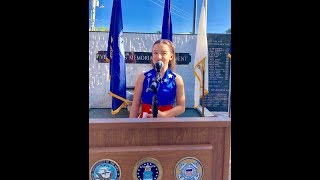 ALEXIS of the USA FREEDOM KIDS SPEAKS ABOUT VETERANS [upl. by Layney]