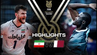 🇮🇷 IRI vs 🇶🇦 QAT  Highlights  Mens OQT 2023 [upl. by Adeys774]