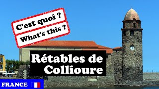 🇫🇷 COLLIOURE et ses Rétables 2024 Village préféré des Français [upl. by Latt946]