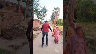 public reaction 😜😍😇skate skating short shorts viral trending balurghat india darbhanga [upl. by Gottfried]