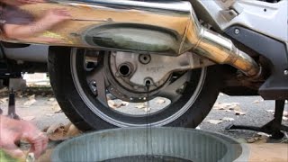 Honda ST1300 Final Drive Oil Change [upl. by Kaiulani]