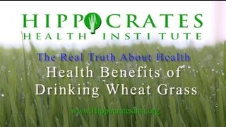 The Benefits of Wheatgrass  Hippocrates Health Institute [upl. by Akinad325]