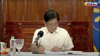 LIVE Pres Bongbong Marcos at the situation briefing on the effects of STY  Replay [upl. by Zales]