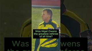 Was Nigel Owen’s the greatest referee of all time rugby referee goat NigelOwens viral fyp [upl. by Kilgore]