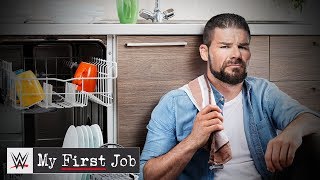 Bobby Roodes notsoglorious first job WWE My First Job [upl. by Brubaker]