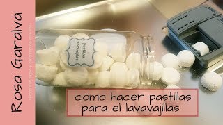 Cómo hacer pastillas para lavavajillas y ahorrar dinero [upl. by Lucchesi]