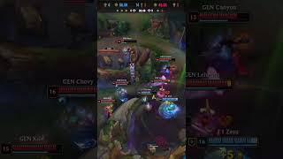 T1 vs Gen G Teamfight Worlds 2024 Semifinals Game 3 worlds2024 t1 leagueoflegends faker akali [upl. by Godfree766]