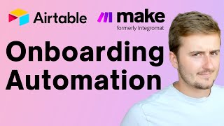 Streamline Onboarding Automate Tasks From Your Airtable CRM With makecom [upl. by Eerazed]