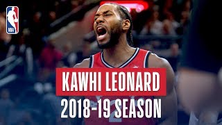 Kawhi Leonards Best Plays From the 201819 NBA Regular Season [upl. by Cassie]