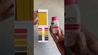 Revealing POND’S Body Lotion pH Test 😱 shorts ytshorts ashortaday explorepage foryou pHtest [upl. by Saqaw]