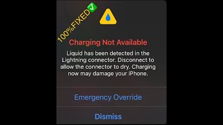 How to Fix Liquid in Lightning Connector on iPhone [upl. by Savannah]