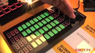 Behringer DJ CONTROLLER CMD LC1 MIDI Module  Musikmesse 2012 with DJkittv [upl. by Gayle600]