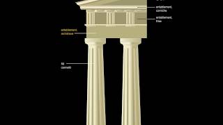 Ordre dorique colonne [upl. by Ennaitsirhc]