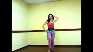 לימוד ריקודי בטן עם טל תנועות צד אגן belly dance lesson [upl. by Rumpf]