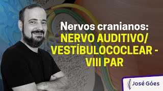 Nervos cranianos NERVO AUDITIVOVESTÍBULOCOCLEAR  VIII PAR  José Góes [upl. by Irotal]