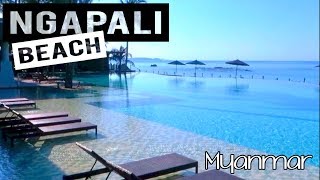 NGAPALI BEACH HILTON RESORT amp SPA  MYANMAR TRAVEL HIGHLIGHTS [upl. by Notxed]