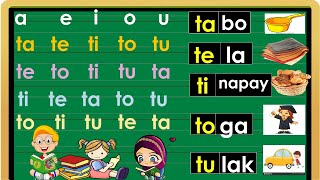 TA TE TI TO TU MAGSANAY AT MATUTONG BUMASA [upl. by Yrro]