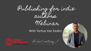 Publishing for indie authors in with Tertius Van Eeden CEO of ​ Print on Demand South Africa [upl. by Anikal903]