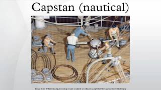 Capstan nautical [upl. by Bille]