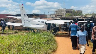 Pilot Survives Crash Into Timber Yard Building at Lira Airfield [upl. by Gnoc]