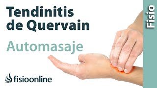 Automasaje para la tendinitis de De Quervain o del pulgar [upl. by Maze]