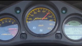 Hero karizma R V1 top speed  136 kmph [upl. by Chrisse568]