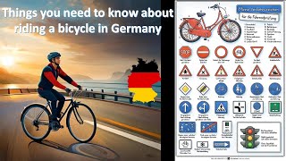 Things you need to know about riding a bicycle in Germany [upl. by Schug]