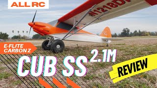 EFlite Carbon Z Cub SS 21m Review Flight [upl. by Zipporah611]