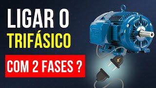 Como ligar um motor trifásico com 2 fases 220V [upl. by Eloken]