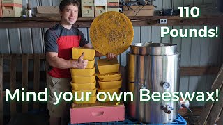 😮Beeswax Processing Made Easy  NEW Thorne Wax Melter [upl. by Edi313]