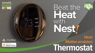 Nest Learning Thermostat 4th Gen with Matter in Apple Home [upl. by Allissa]