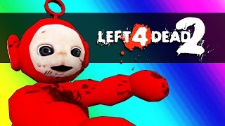 Left 4 Dead 2  Dinosaurs vs Teletubbies Mods Funny Moments [upl. by Riella]